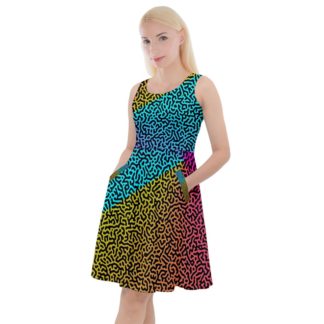 Saved by the Turing Skater Pocket Dress