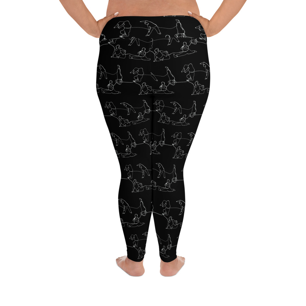 Minimalist Fat Yoga Plus Size Leggings – Rad Fatty Fashions by Stacy Bias