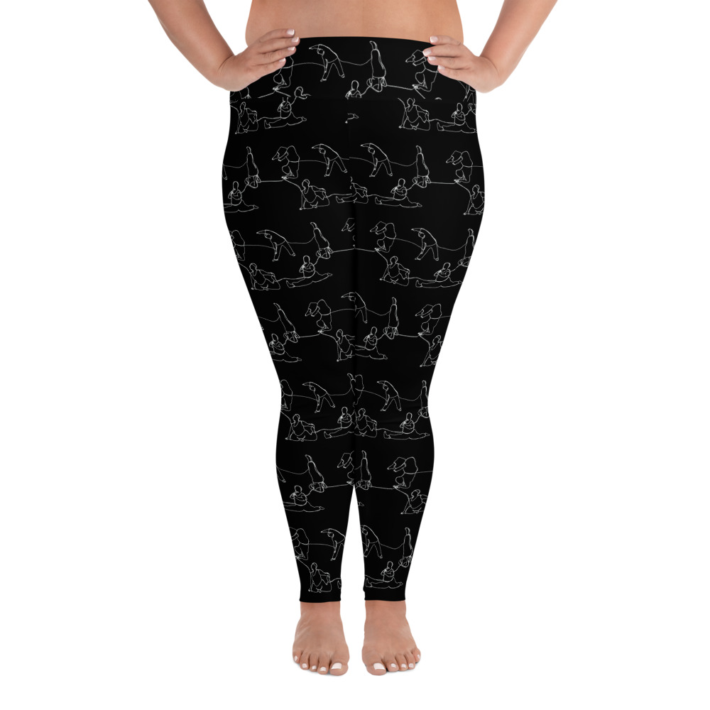 Minimalist Fat Yoga Plus Size Leggings – Rad Fatty Fashions by